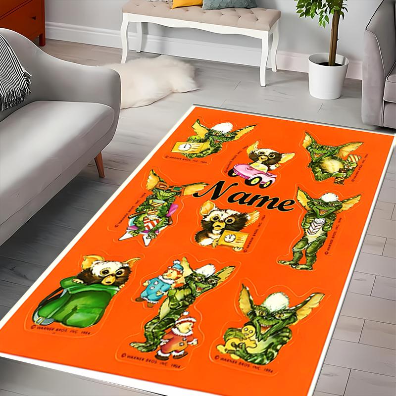 Custom personalization Gremlins Area Rug - Perfect For Kitchen, Bathroom,Laundry Room Decor Large Size Available,Gift All Seasons