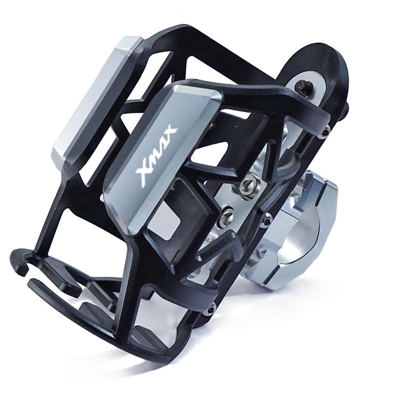 

ЛОГОТИП XMAX Для YAMAHA XMAX X-MAX 125 250 300 400 Аксесуари Мотоцикл Напій Пляшка води Клітка Напій Чашка Тримач Підставка срібний