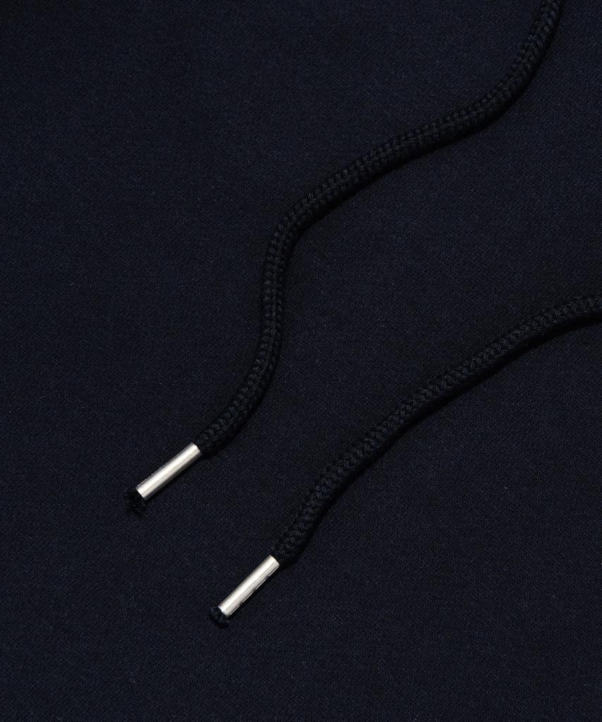 Riding Bike Cat Oversized Hoodie (Navy)