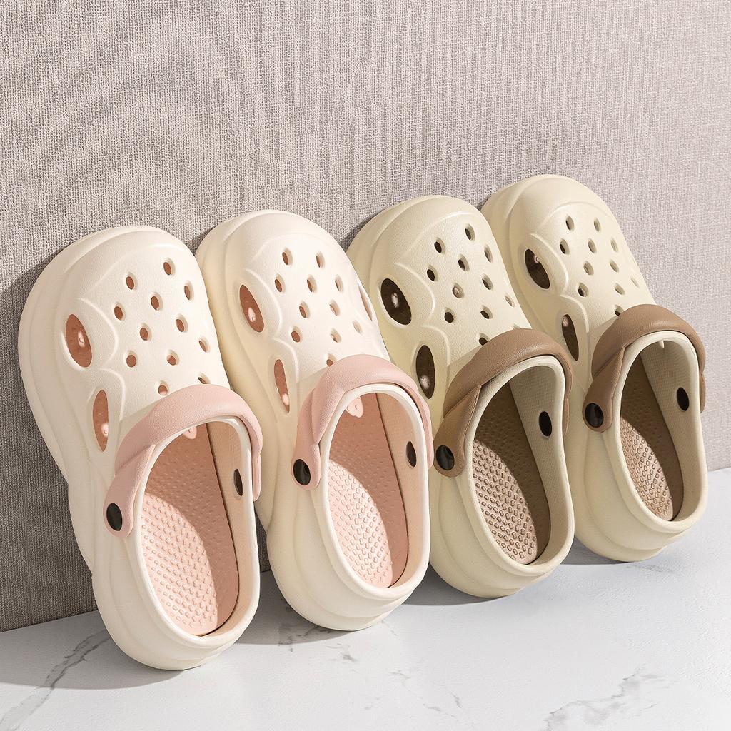 Platform Women Clogs Shoes Beach Garden Thick Bottom Sandals Fashion Comfortable Clogs Indoor Outdoor Ladies Hole Shoes