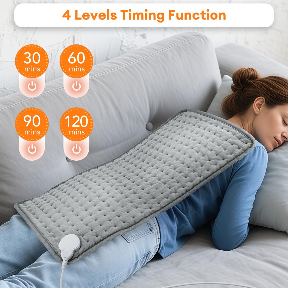 NEW 9 Level 4 Mode Timer Electric Heating Pad Blanket Hot Heated Pad for Abdomen Shoulder Knee Legs Winter Warm Washable