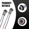 2 PCS T15 Car Brake Light Socket Replacements, Waterproof Soft Vehicle Daytime Running Light Wire Harness, Universal Automotive Turn Signal Light