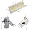 Double Set Waterproof Plastic Drawer Trays With Gentle Shut Mechanism For Home Practical Bathroom Organizers