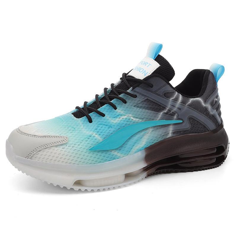 Men's shoes Four seasons mesh breathable trend versatile casual youth running casual fashion non-slip heightening dad shoes