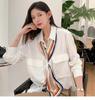 Long Silk Scarf Bag Tie Lady Neck Skinny Scarves Hairband Foulard Horse Print Brand Lady Neckerchief Ribbon 2024 Spring New