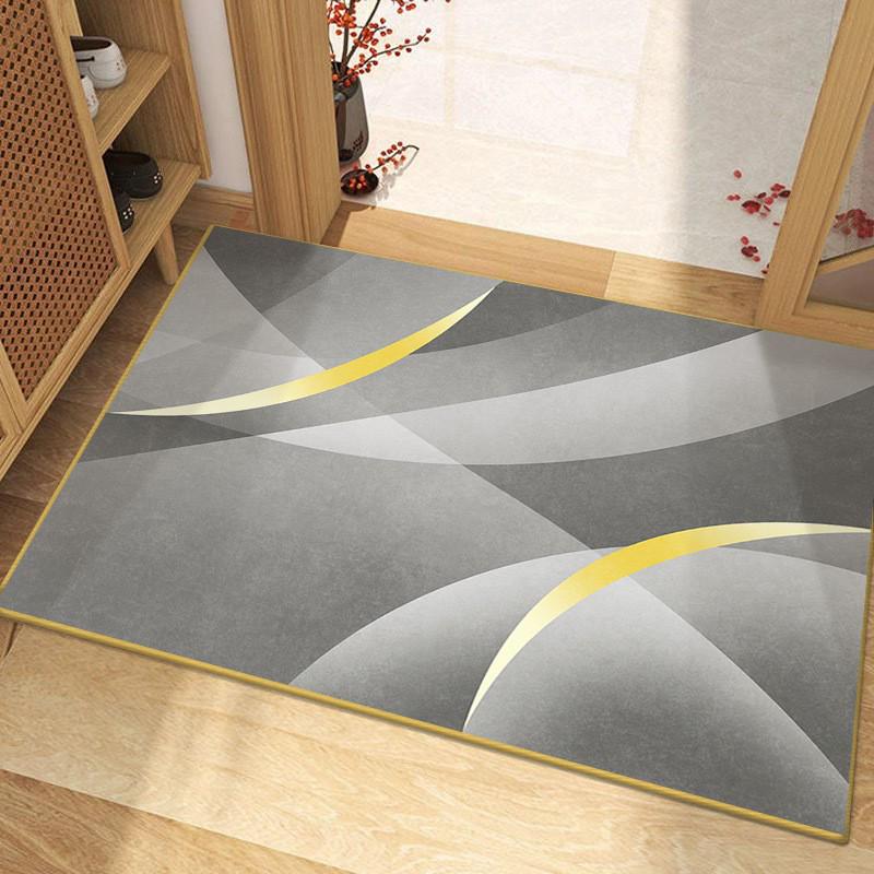 Modern Minimalist Non-Slip Diatom Mud Absorbent Door Mat for Bathroom and Toilet