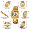 SKMEI 2240 Time Reminder Direction Function Wristwatch For Women Men Digital Watch Led Light Display Watches Pilgrimage