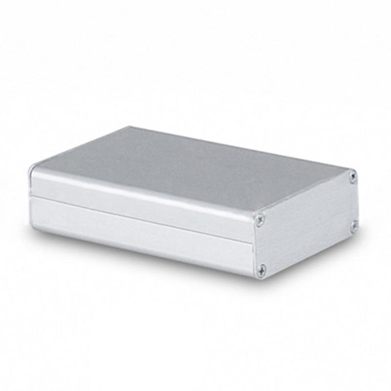 Aluminiumgehäuse Elektronik Projektbox geteilter Typ Abschirmendes Instrumentengehäuse 20x50x80mm für Schaltung Leistungsmodul