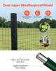 Farm Fence, 1 x 25 m, 2 x 4 in Mesh 2.1mm Galvanized Steel Wire Fencing for Cattle, Hog & Sheep, Heavy Duty Vinyl Coated Livestock Fence for Animal