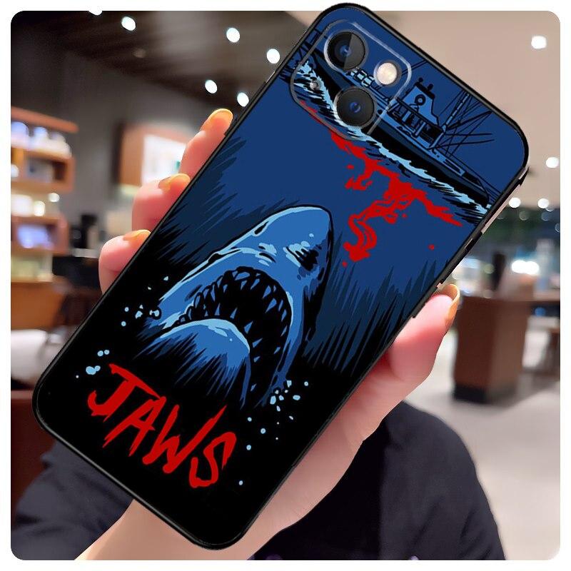 

Чехол-накладка с постером фильма «Челюсти» 1975 года для iPhone 12 13 Pro 11 Pro Max XS X XR 6S 7 8 Plus SE2 12 13 Mini iphone 5 5S