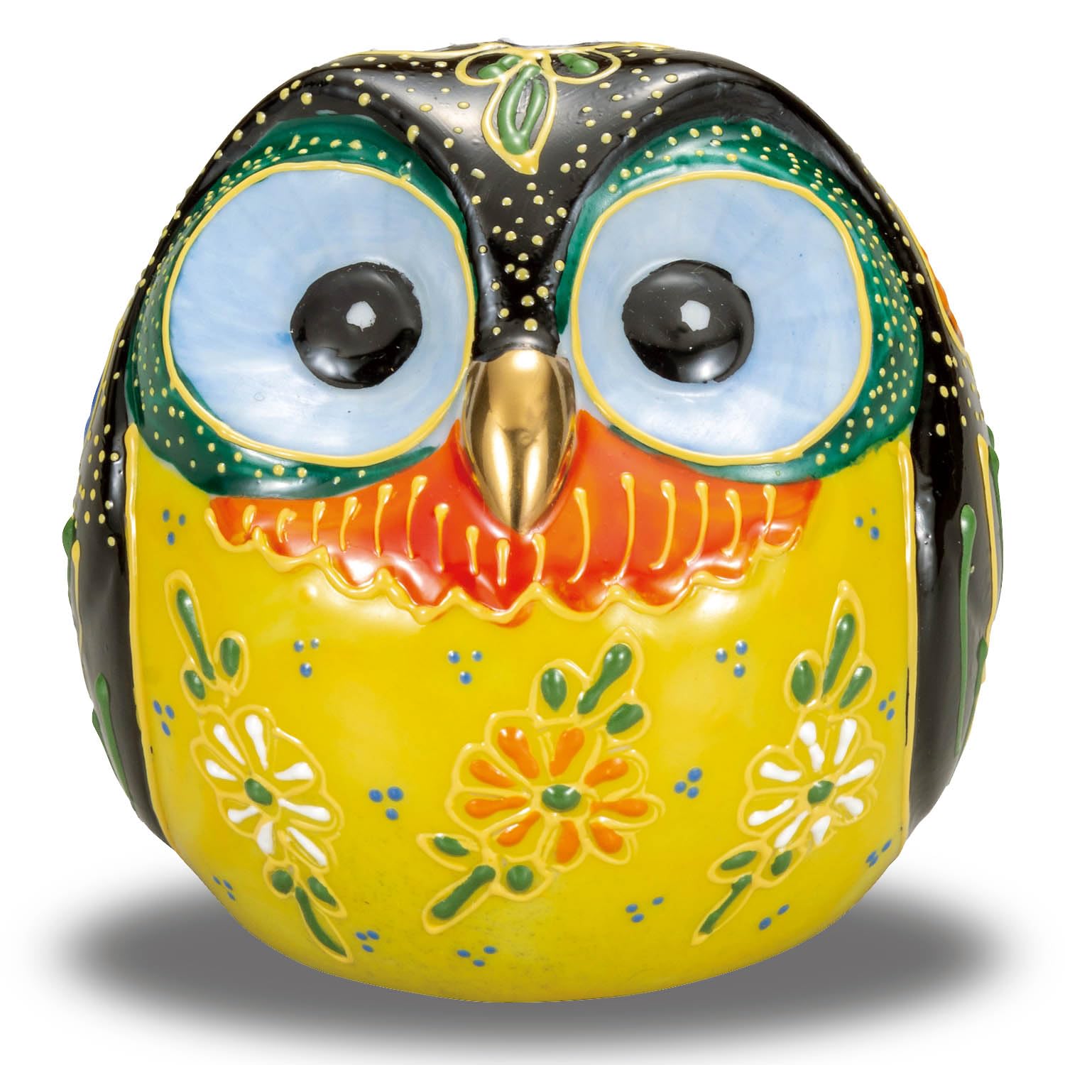 

Kutani ware owl ornament, perfect for bringing good luck, perfect as a gift for a 60th birthday celebration.