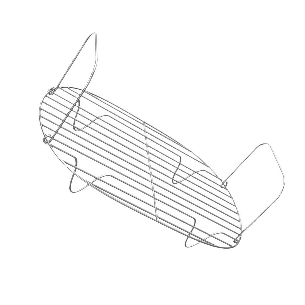 Stainless Steel Rack Cooking Accessory Steaming Holder Roasting Rack Grilling Rack for MC1000 MC1001 MC1010 Slow Cooker