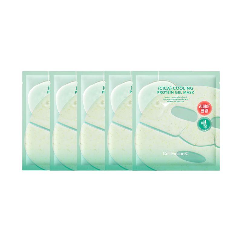 Cell Fusion C Post Alpha Cica Cooling Protein Gel Mask (5 Sheets)