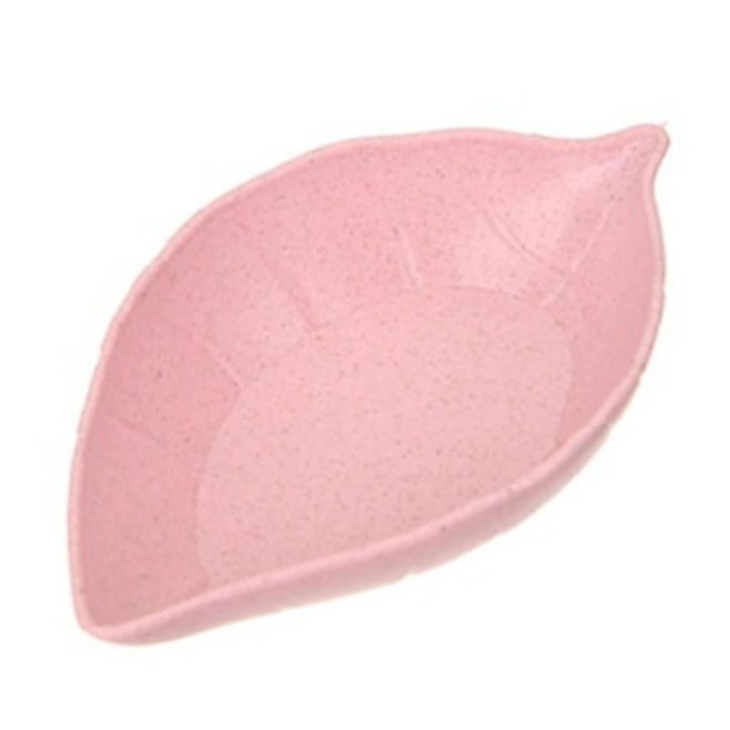 Small Dish Versatile Leaf Shaped Refreshing Color Safe Durable Seasoning Dish for Home Kitchen