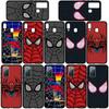 Phone Case for Samsung Galaxy S25 S23 S22 S24 Ultra FE A05 A06 A15 A16 A36 A37 A35 A54 A55 A56 A57 A25 A26 A53 A17 Spiderman Marvel Spider Man Cover