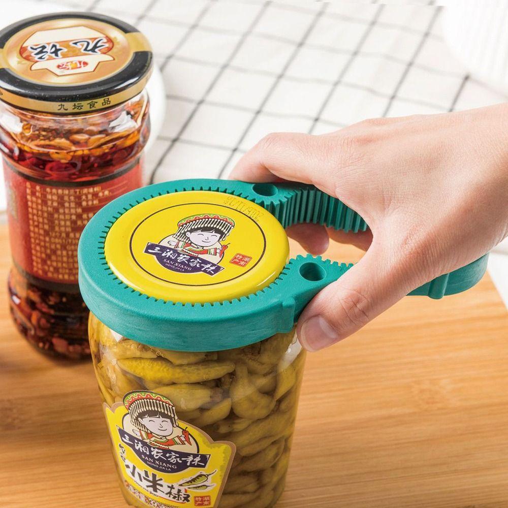 Adjustable Jar Bottle Wrench Anti-slip Can Opener Jar Lid Gripper Bottle Opener Kitchen Tool