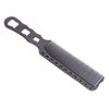 Metal Hair Comb Aluminum Fine Tooth Hair Cutting Flat Top Clipper Comb for Professional Stylists and Barbers