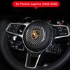 Carbon Fiber Patterned Car Steering Wheel Sticker Suitable For Porsche Panamera Carman Macann Bobst Cayenne 911 981 991 970 996 LG4