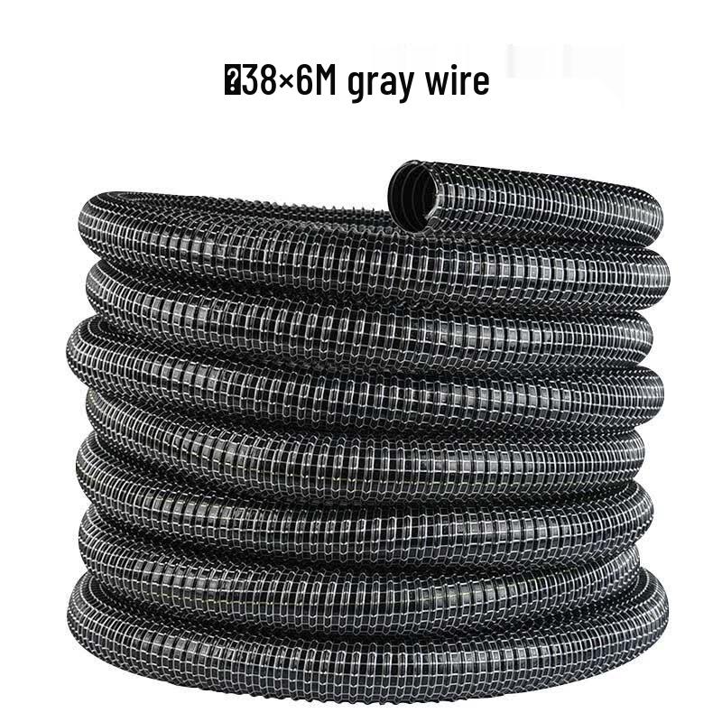 Grey Plastic Wire Corrugated Hose