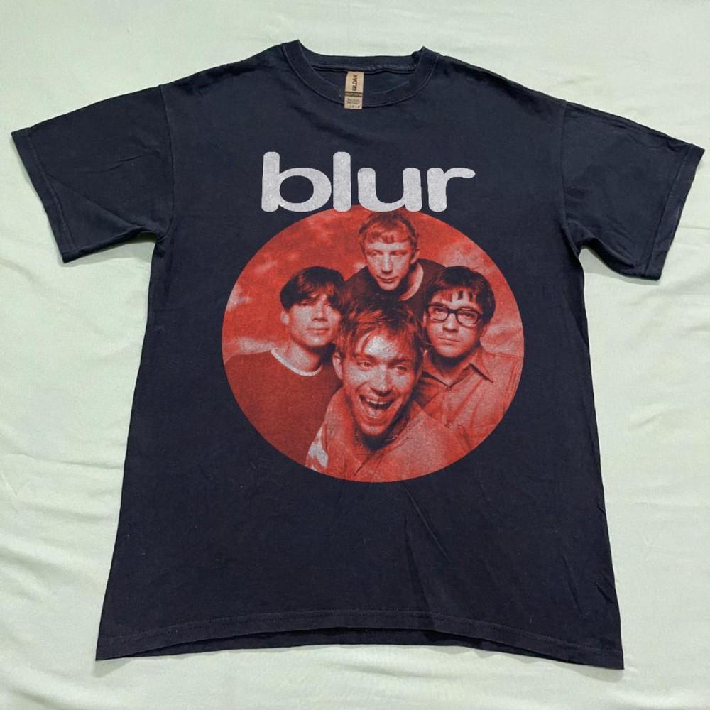 Blur English Indie Grunge Rock Band Black Unisex Tshirt S5XL KH14019 Unisex T-Shirt L