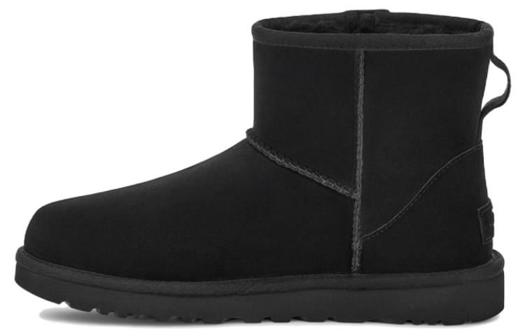 Damenstiefel UGG Classic Mini Bailey Reißverschluss Stiefel Schwarz Damen 36 black