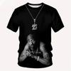 Nieuw T-shirt Harajuku Heren T-shirt Mode 2pac Grafisch Hip Hop Herenkleding Zomer Casual Mode Ronde Hals Korte Mouw Tops