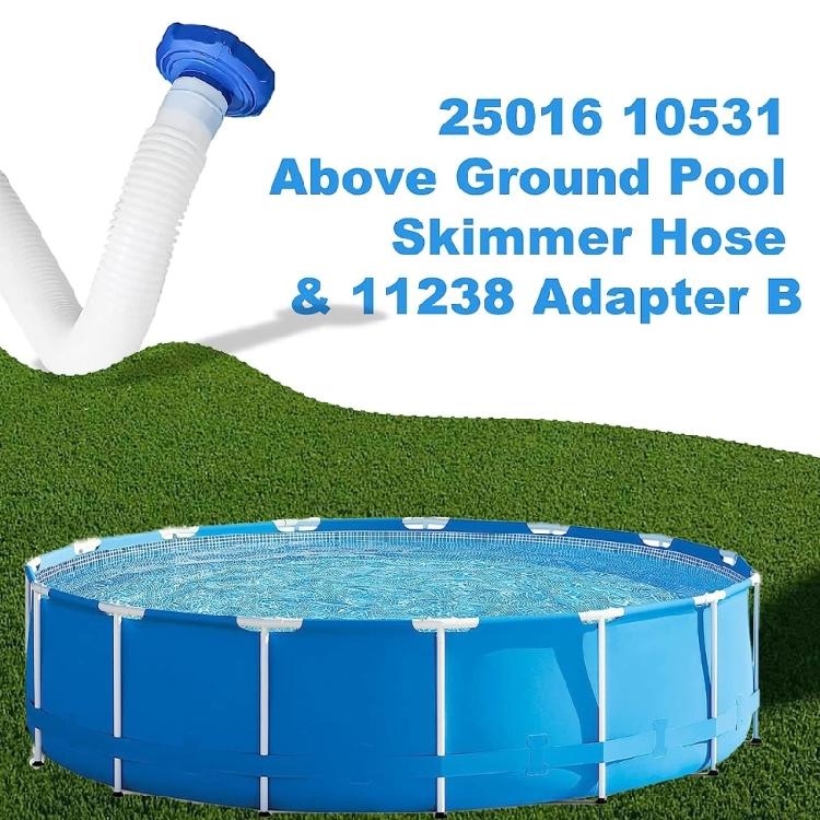25016 Above Ground Swimming Pool Kit Skimmer Hose 10531 Adapter for 28000E