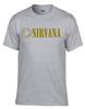 Nirvana Logo Rockmusik Grau Kinder T-Shirt 302 Größe Kinder