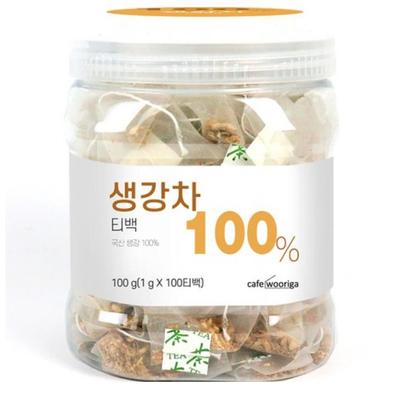 Premium Korean Ginger Tea Bags – 20 Sachets, Authentic Herbal Wellness Drink
