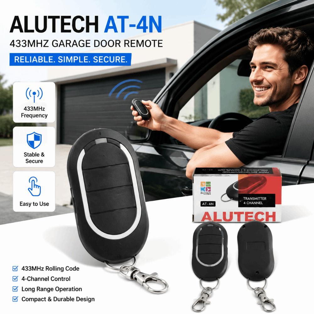 Rolling Code Garage Door Remote Control 433MHz Keychain Remote Control for Barriers