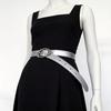 Vintage Retro Geometrischer PU-Ledergürtel Für Damen Mit Metallschnalle Sommer