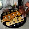 29 Style New Fender Retro Guitar Instruments Music Round Carpet Rug for Bedroom Living Room Sofa Decoration,pet Decor Floor Mat