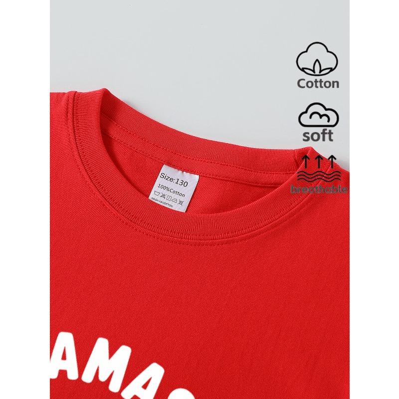 European Sizes Boys T Shirt Casual Short Sleeve T-Shirt with Llama Meditation Yoga Pose Art Graphic Print-- Fun Summer Design