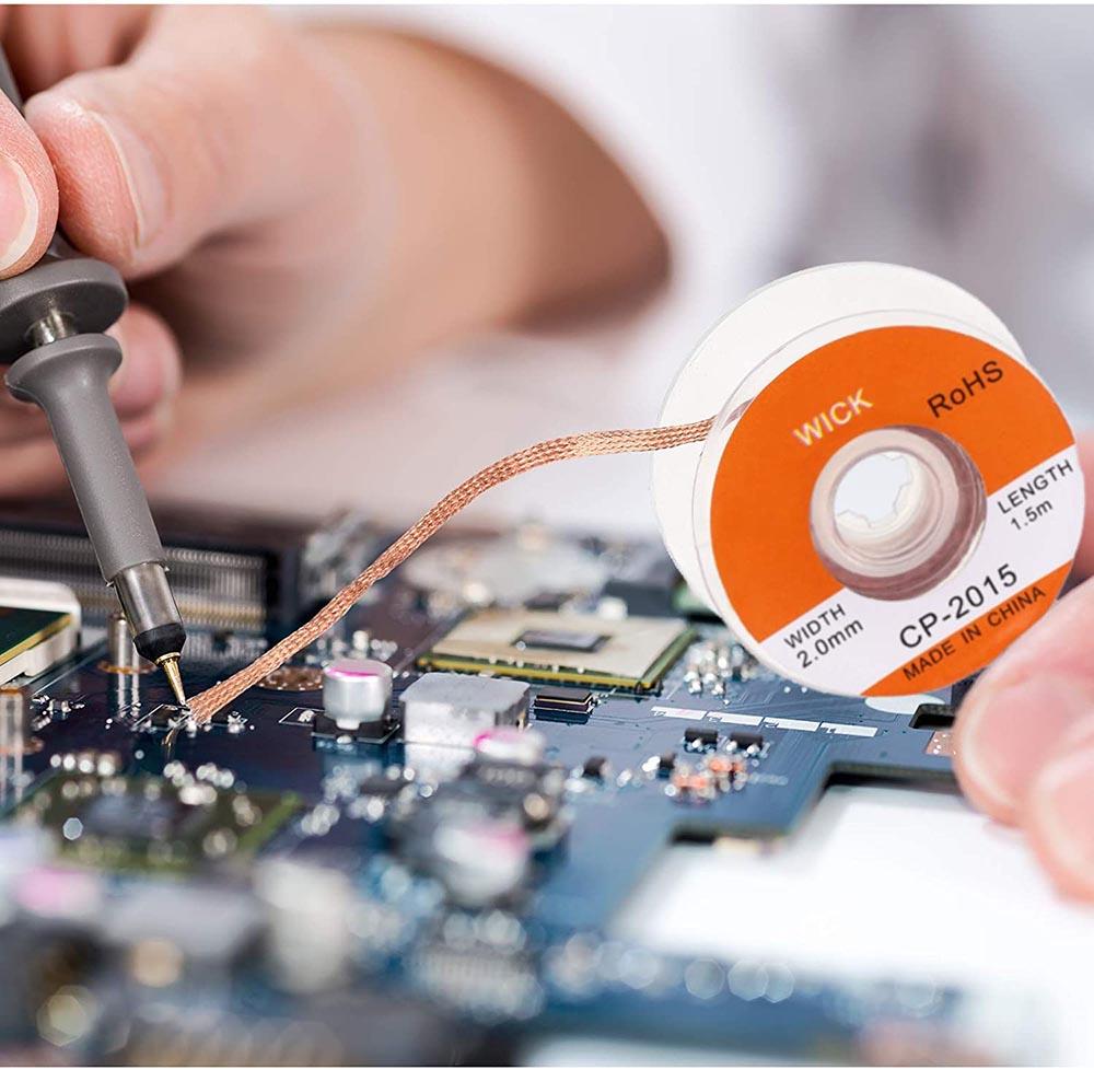 Solder Wire Desoldering Braid Welding Solder Remover Wick Wire Lead Cord Flux BGA Repair Tool