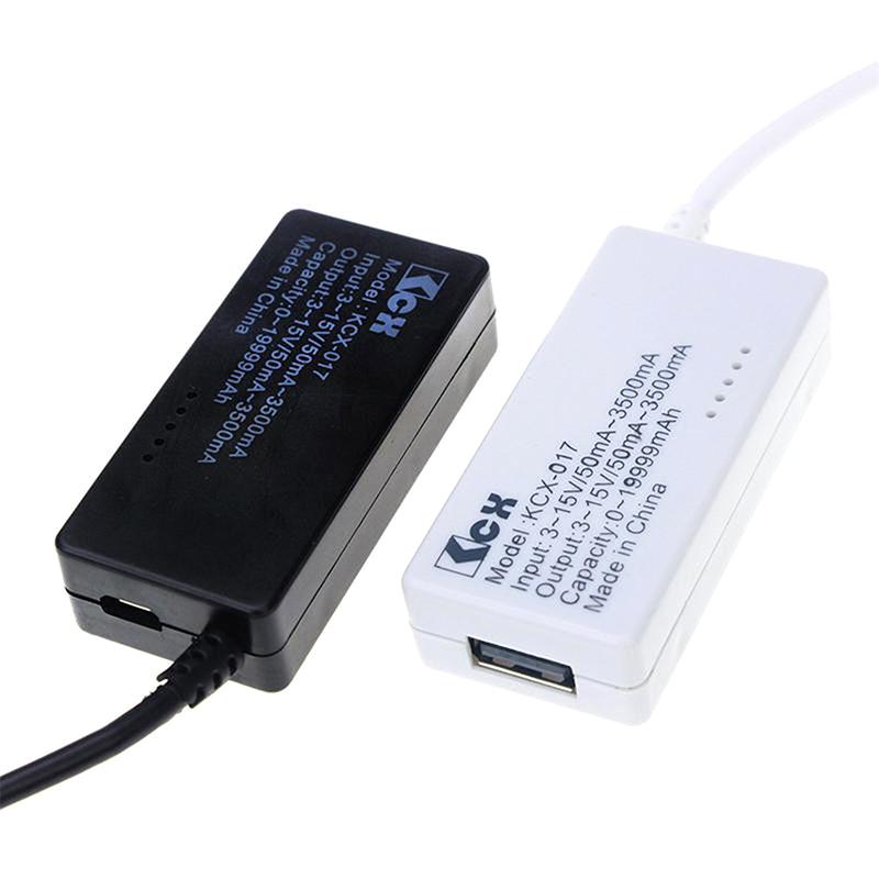Lcd Micro Usb Charger Battery Capacity Voltage Current Tester Meter Detector +Load Resistor 2A/1A With Switch Voltmeter Ammeter