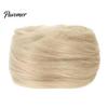Natural Looking Bun Extension Women Hairpiece with Hair Tie, Straight Instant Volume Extension, Synthetic Updo Chignon Ponytail Scrunchies Scrunchie