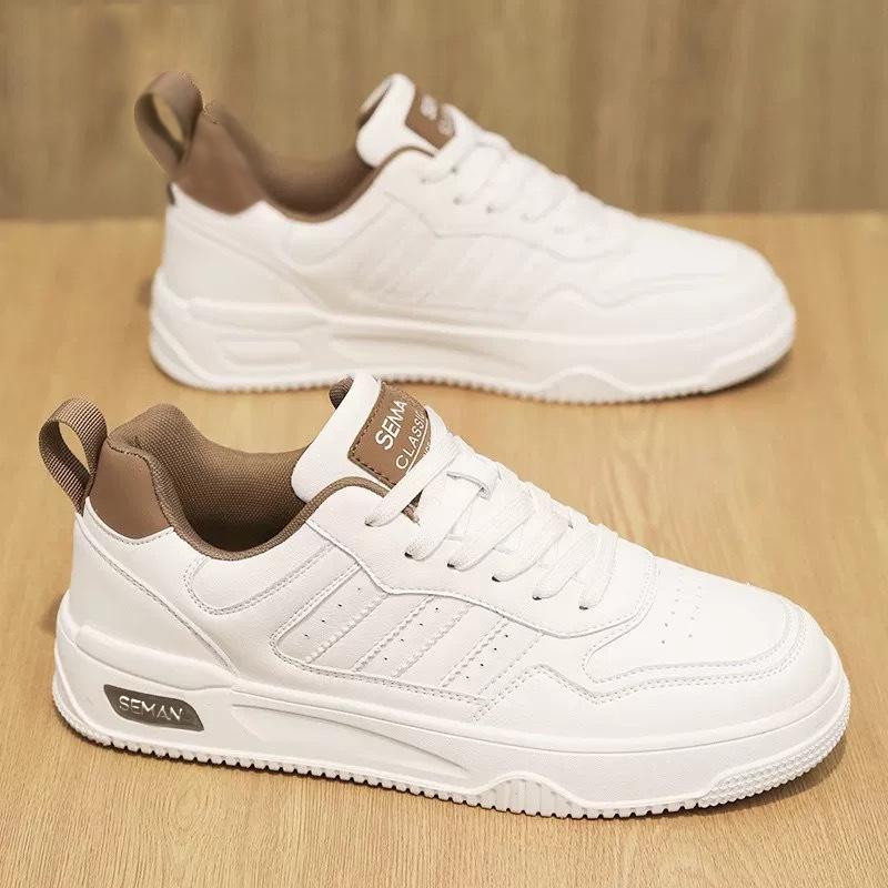 

Men s shoes autumn new breathable versatile white casual board shoes student platform sports shoes casual white shoes trendy shoes 39