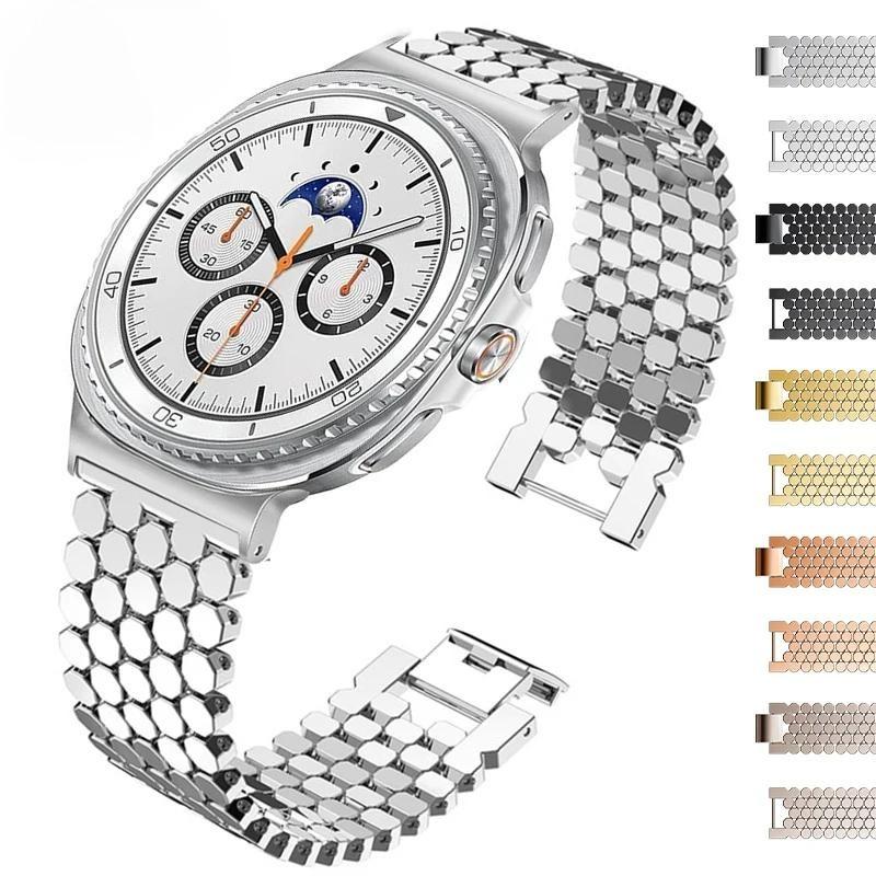 Braccialetto in Lega Metallica Per Samsung Galaxy Watch 8 Classic 46mm 8 7 6 5 4 40mm 44mm Cinturino Donna Per Galaxy Watch7 Ultra 47mm Braccialetto
