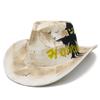 Colorful Skull Pattern Cowboy Hat for Halloween & Christmas Masquerade