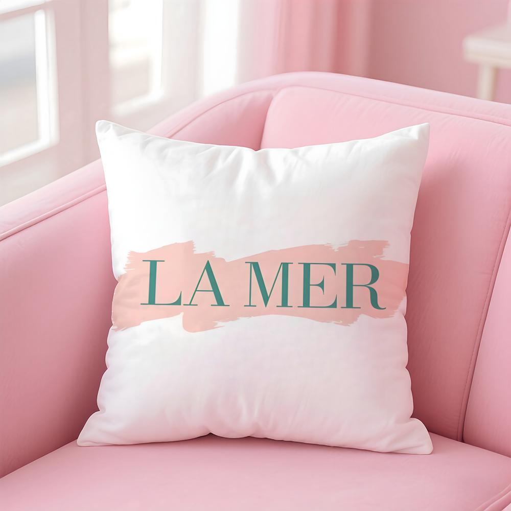 

L-La M-Mer Cushion Cover Comfortable Reversible Pillow Cover Ideal for Car Sofa Bedroom & Beyond 12x12Inch