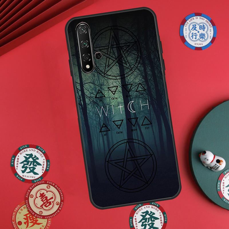 Witches Moon Witchy Mystery Totem For Huawei Nova Y73 Y72 Y61 Y91 Y90 Y70 Y60 12s 12i 11i 8i 9 10 SE P60 Pro P30 P40 Lite Case