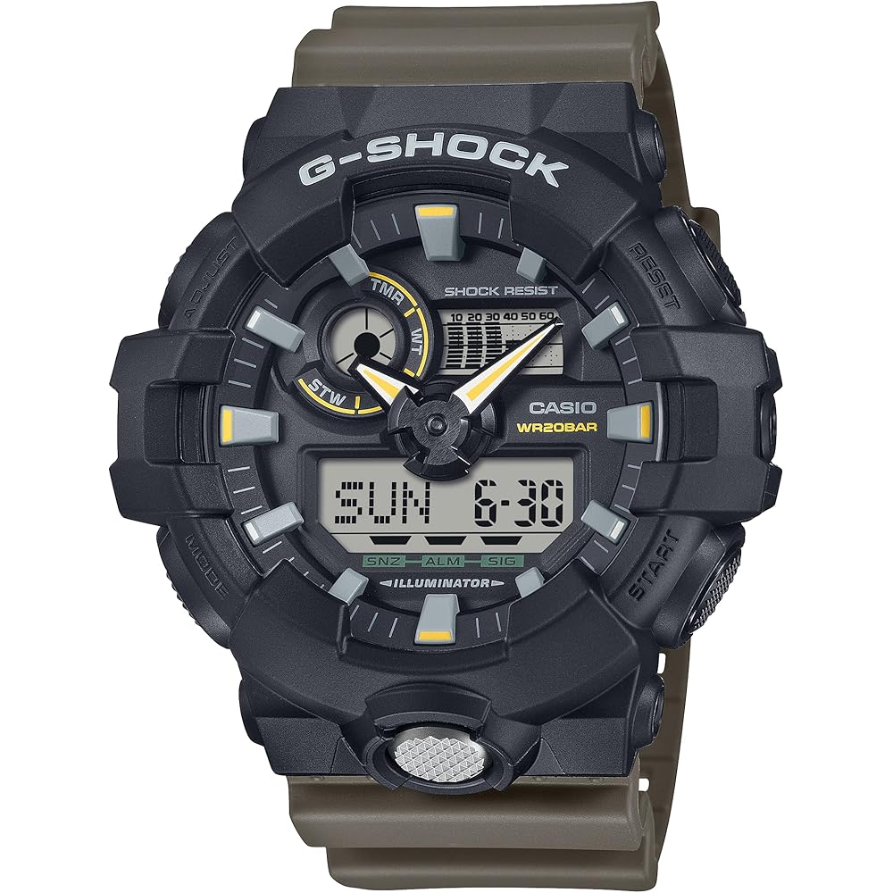 Casio G-Shock GA-710TU-1A3 Men s Watch Black Resin Strap Water Resistant Digital