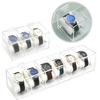 Watch Arrangement Case Transparent Acrylic Watches Box with Protective Pillows Elegant Wristwatch Storage Organizer