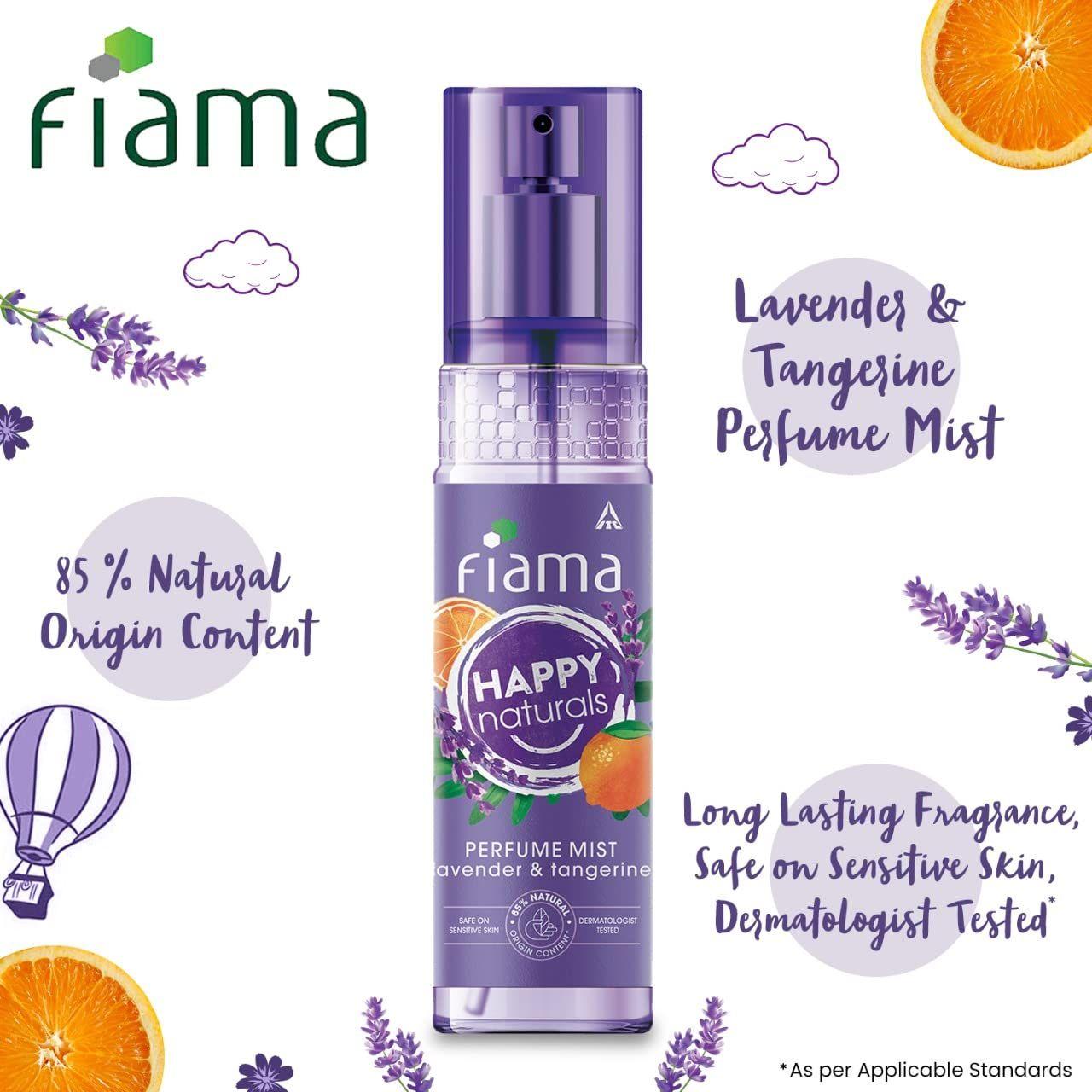 

Парфюмерные спреи Happy Naturals, лаванда и мандарин, цветочные и цитрусовые
