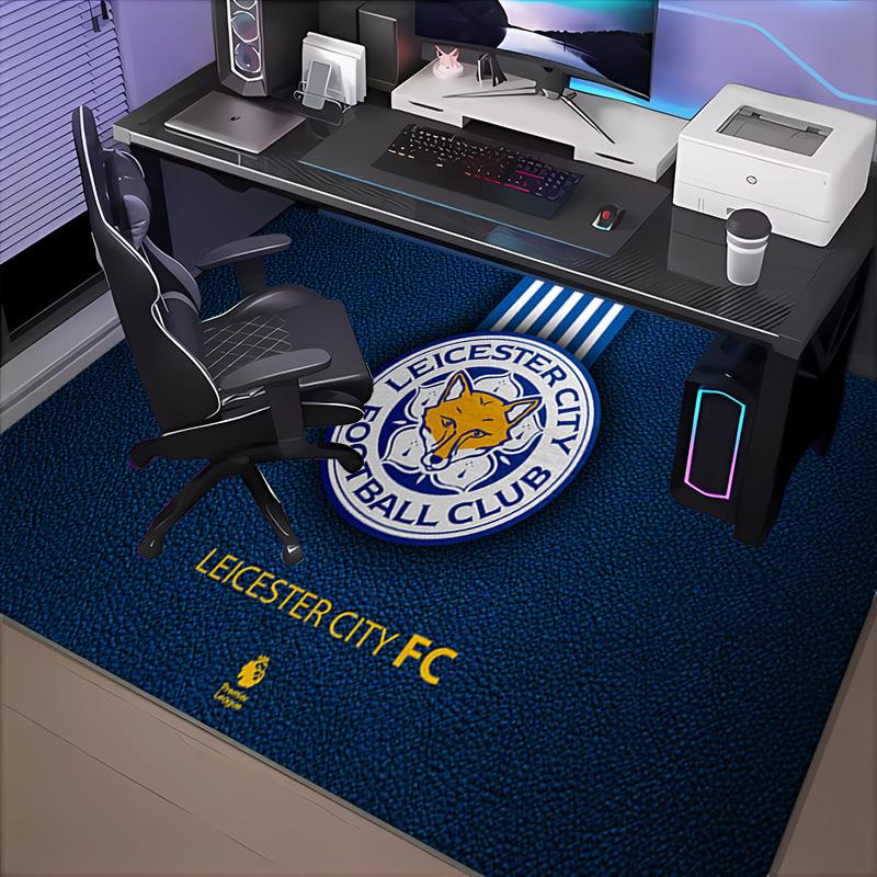 1PC Leicester City Football Club  Rug Game Carpet, Floor Mat for Bedroom Living Room Entryway Rug, Home Decor Idea Gift for Christmas birthday
