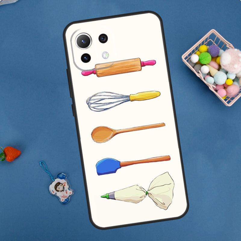 Baking Utensils Case For Xiaomi 11T 12T 13T 14T Pro 13 14 15 Ultra POCO X7 Pro X3 X5 X6 M6 F5 F6 Pro Cover