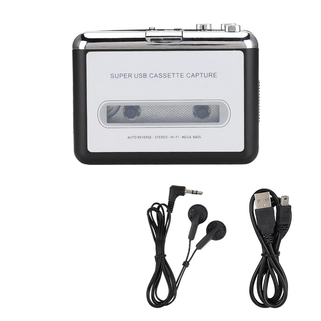 Cassette Tape Player, Walkman Cassette Player, Portable USB Tape To MP3 Capture Converter, Stereo Audio Music Player, Cassette Player