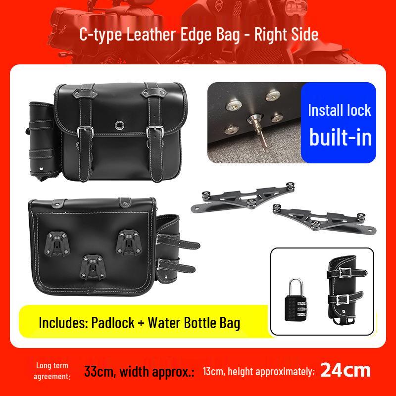 

Zongshen LEMI125 Quick Release Motorcycle Side Touring Bag