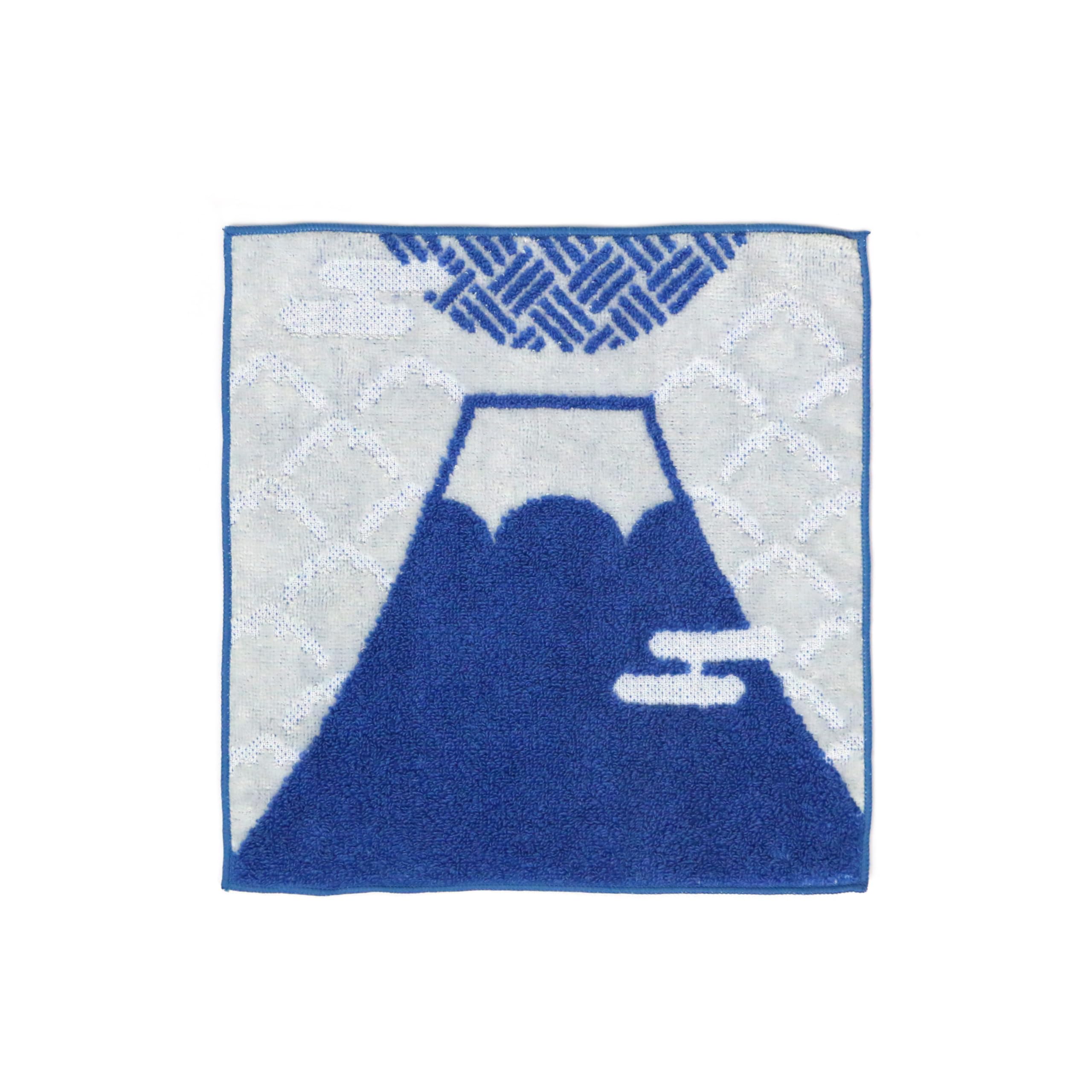 Imabari Towel Iori Handkerchief Made in High Mount Fuji Fujisan Towel, Japan, Absorbency, (Blue) синий