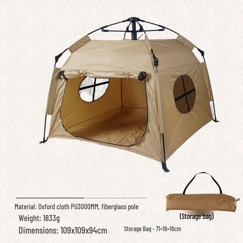 ZISIZ Pet Outdoor Foldable Camping Tent